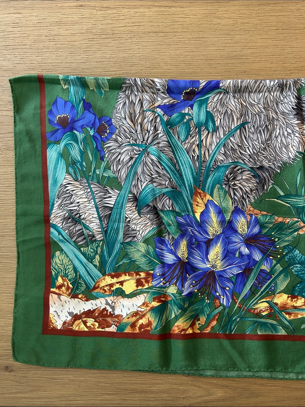 Salvatore Ferragamo Woodland Animals Silk Scarf - Picture 6 of 9